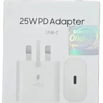 شارژر دیواری سامسونگ 25 وات مدل EP-TA800 سه پین - Original